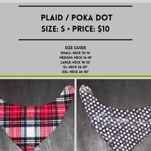 *NOW $7* Small Holiday Bandana 10-14" *W/ DISCOUNT SHIPPING*